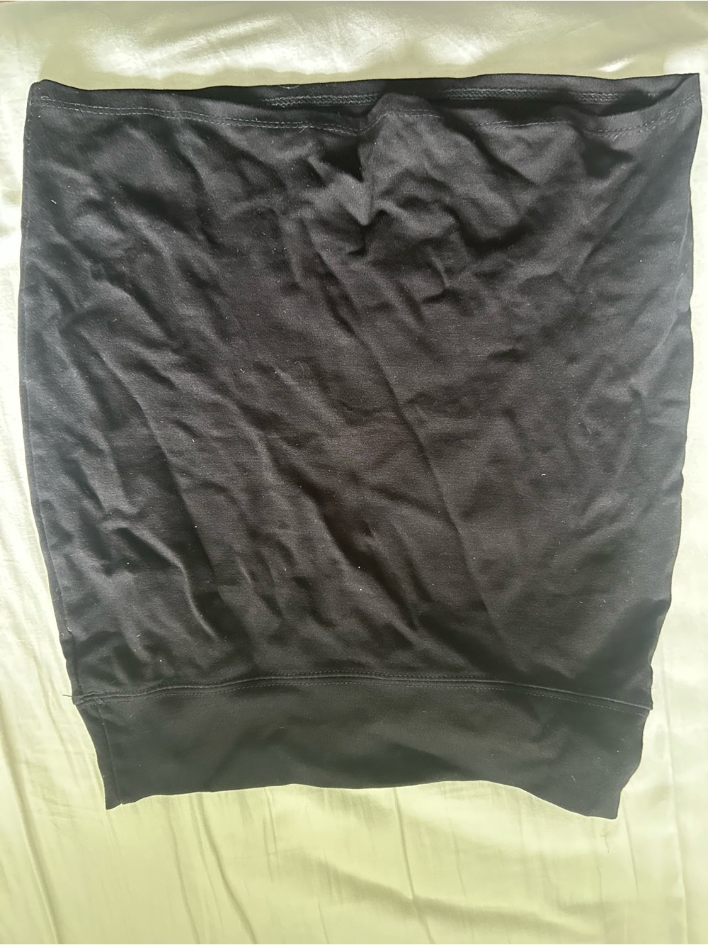 Black Women's Stretch Tube Skirt